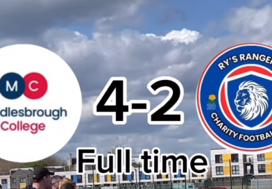 Video highlights: Middlesbrough college staff win charity match against Ry’s Rangers